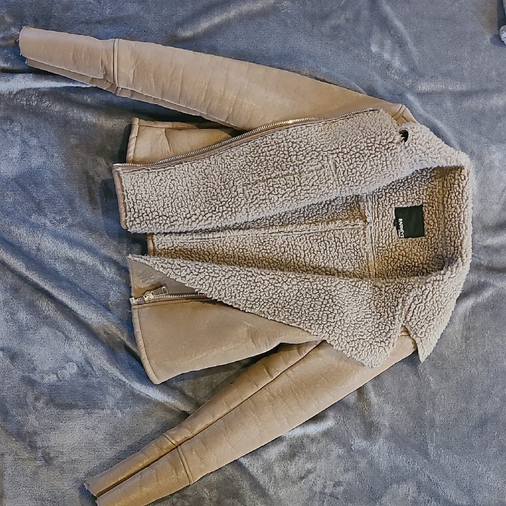 Cozy Tan Teddy Jacket